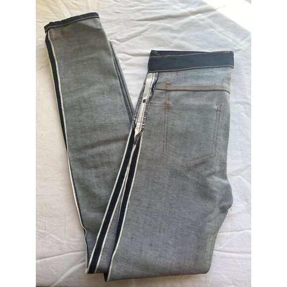 NWOT 3sixteen Selvedge Raw Denim Women’s Skinny Fit Jeans 66BSP 29x34 Self Edge - Picture 12 of 16